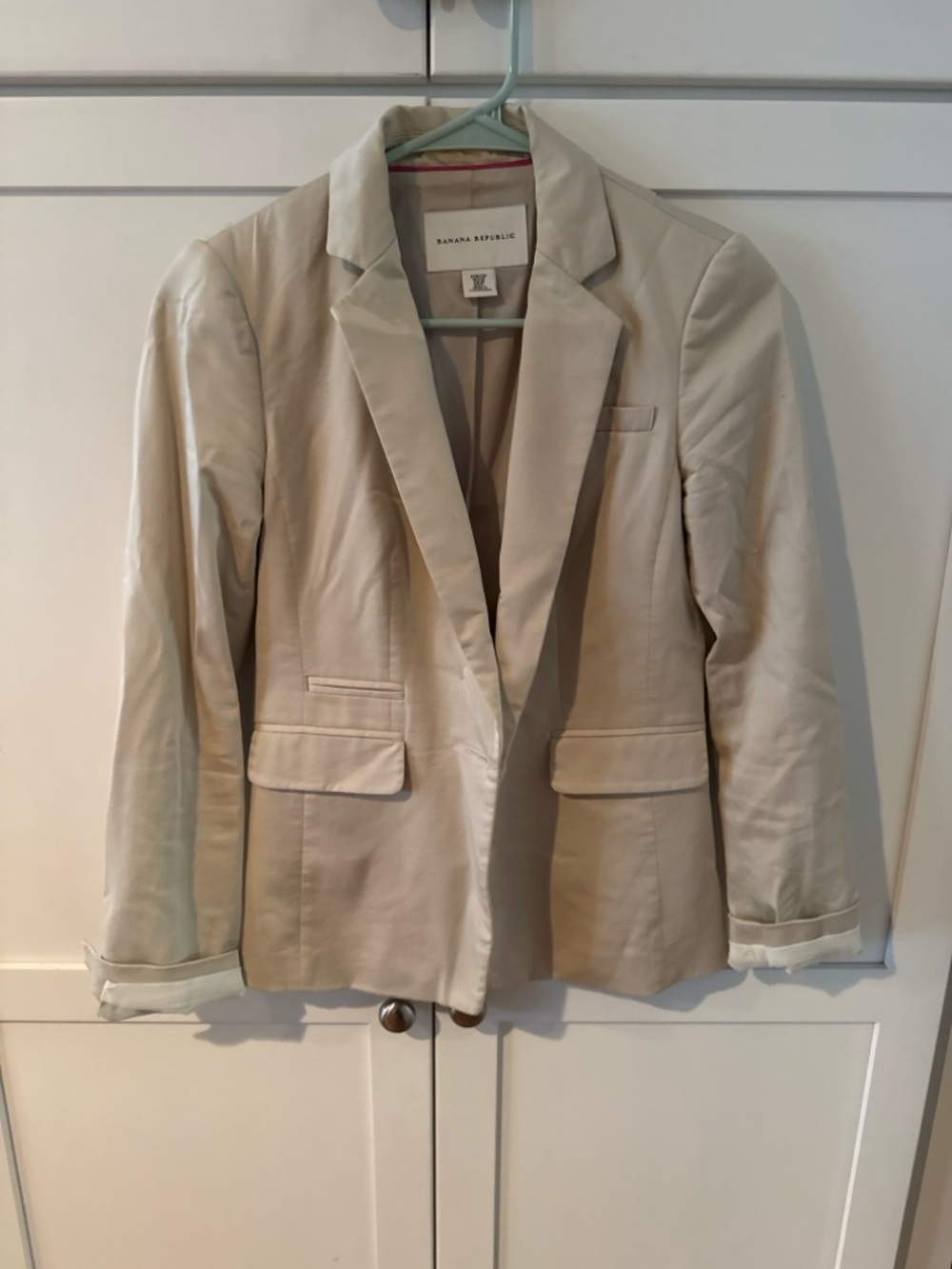 Banana Republic Women's Cream Blazer Jacket